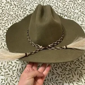 NWT Hampui Hats Olive Cattleman sagebrush felt hat hampui hats | Accessories | Nwt Hampui Hats Olive Cattleman  main image 2